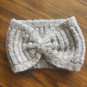 Gray Knit Headband